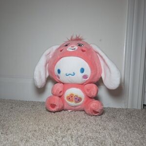Pink Bunny Plush Toy with Heart Patch - Kids Soft Toy